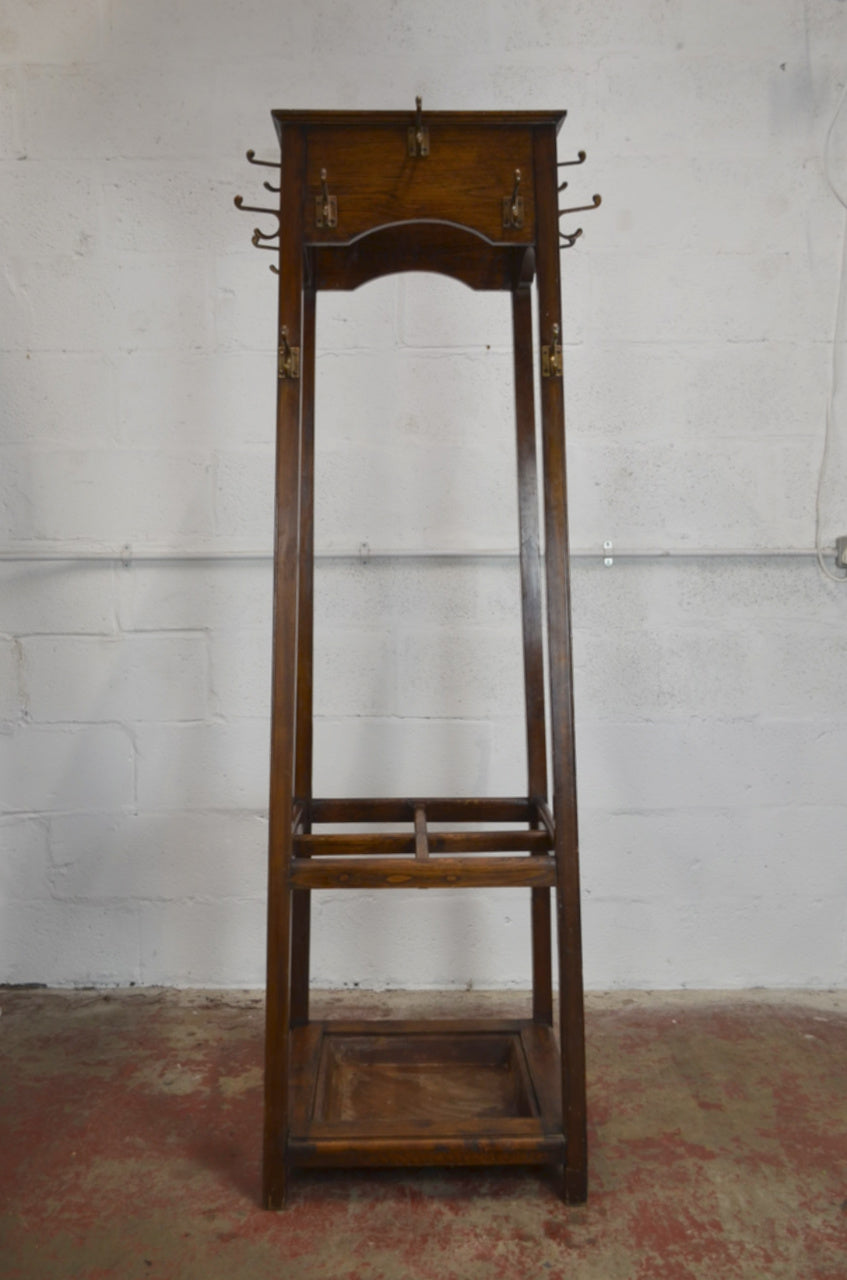 A Rare Oversized Vintage Industrial Coat & Umbrella Stand