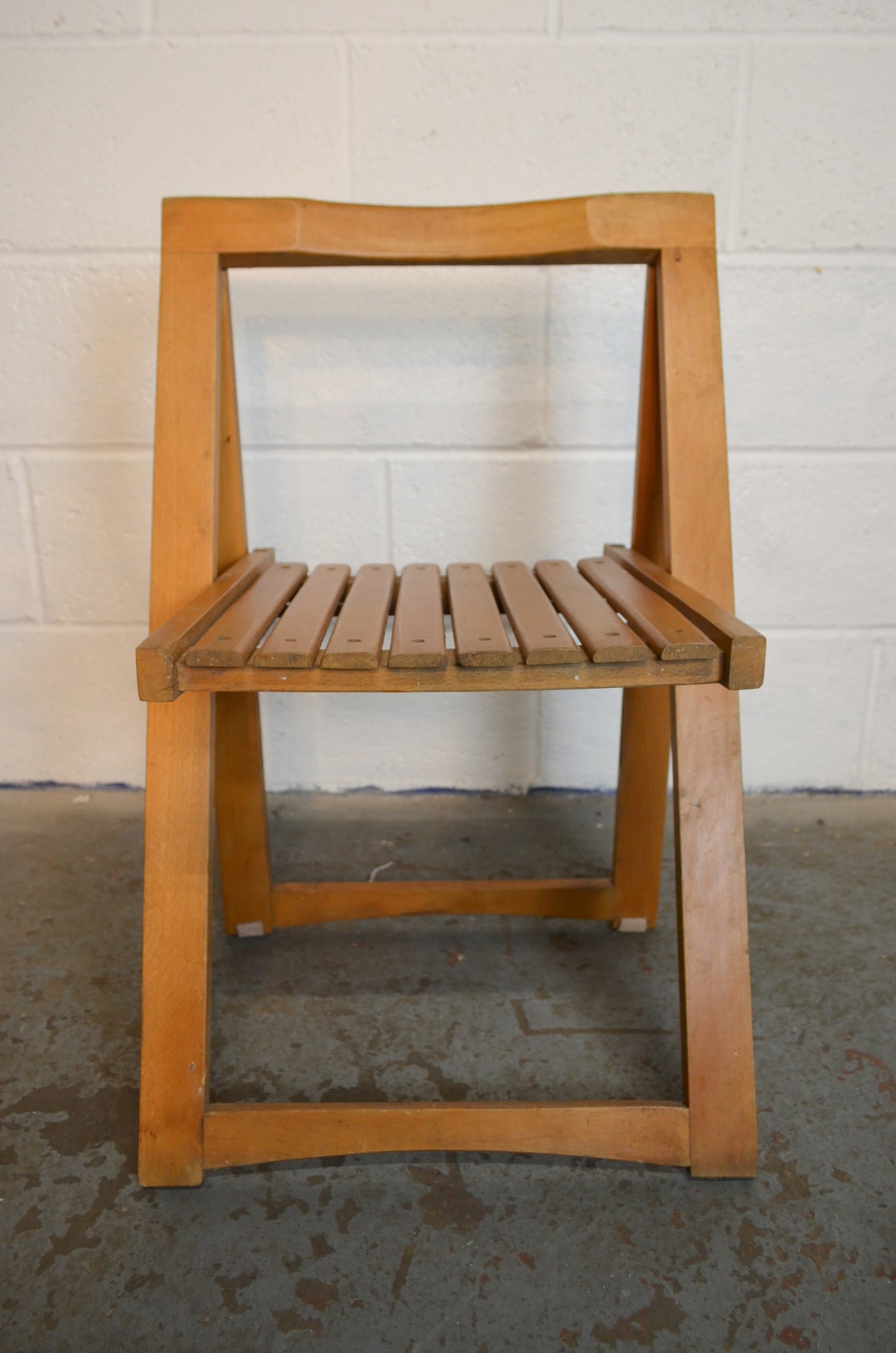 A Vintage Alberto Bazzani Folding Chair