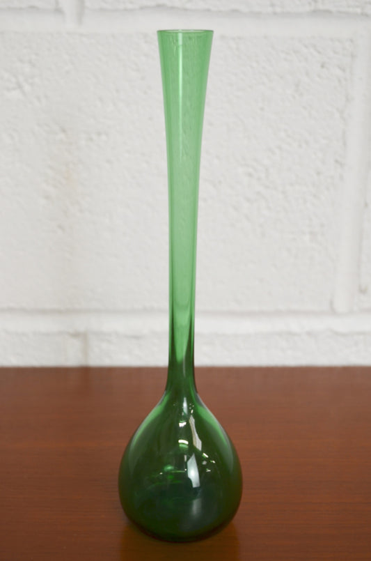 Vintage Art Glass Stem Vase