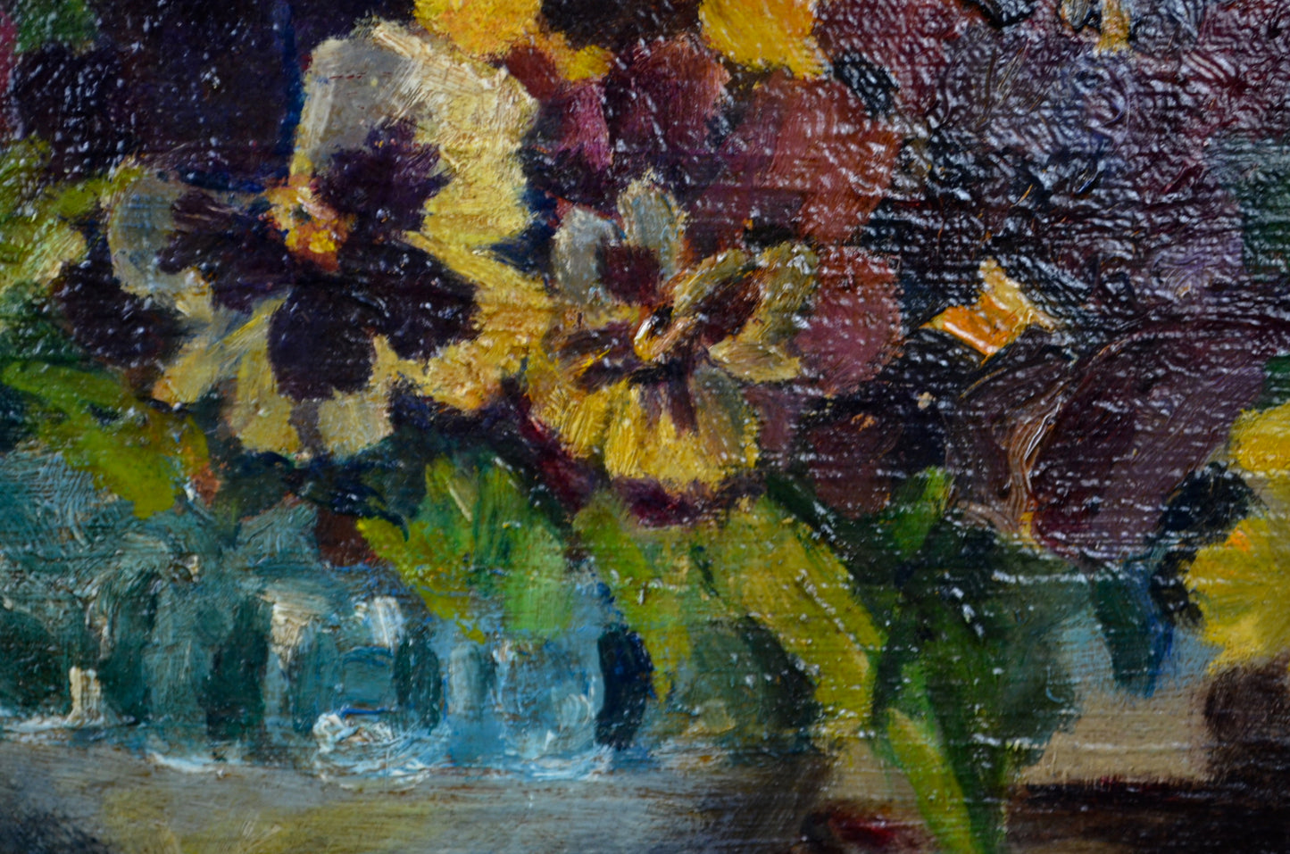 Vintage Still Life Oil On Board - Marjorie Mammatt
