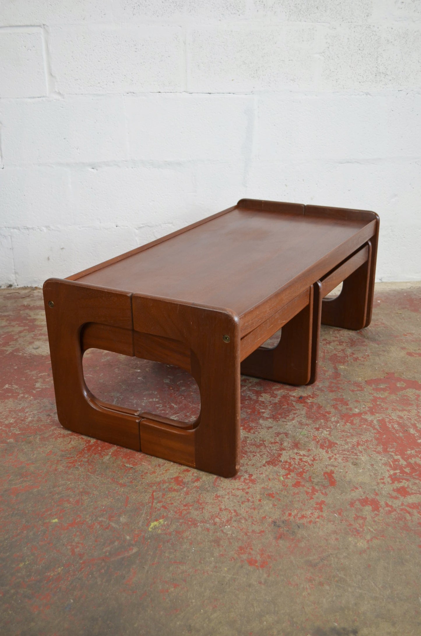 A Vintage Mid Century Nest Of Coffee Tables