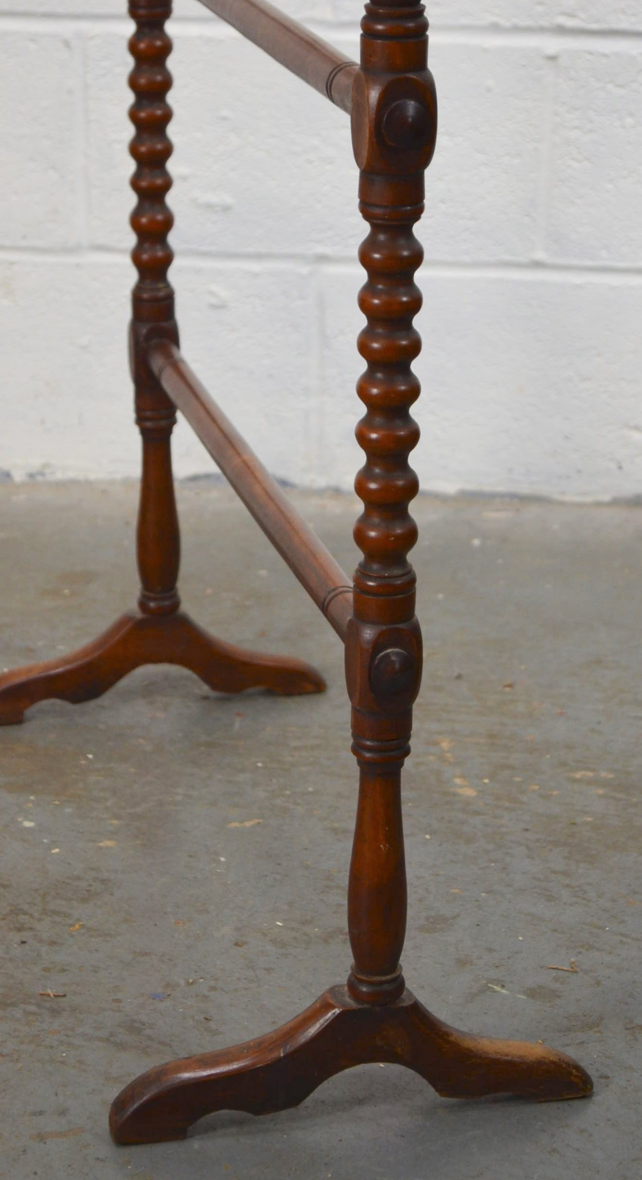 Victorian Mahogany Towel Five Rail Towel Horse