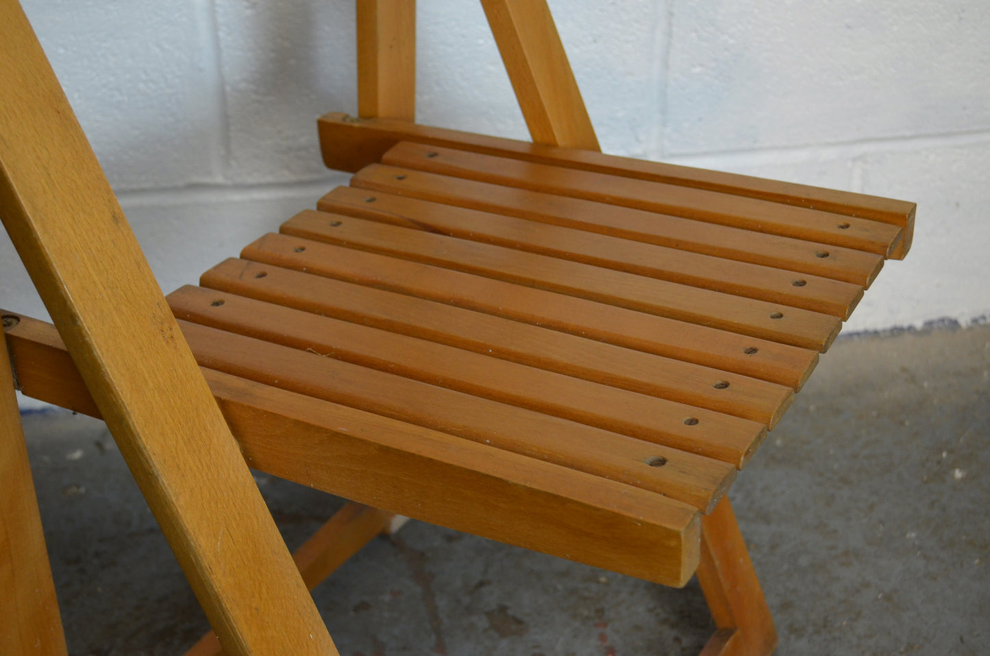 A Vintage Alberto Bazzani Folding Chair