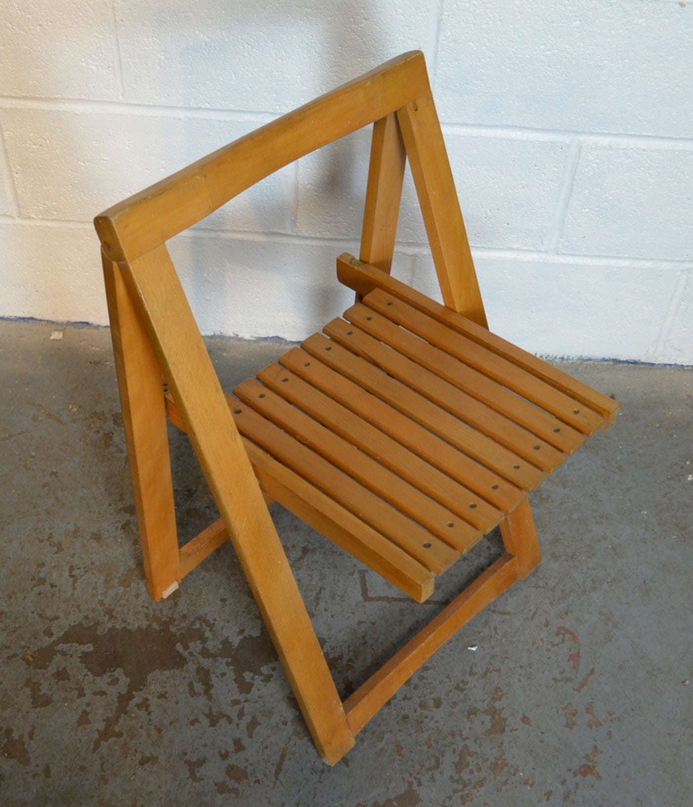A Vintage Alberto Bazzani Folding Chair