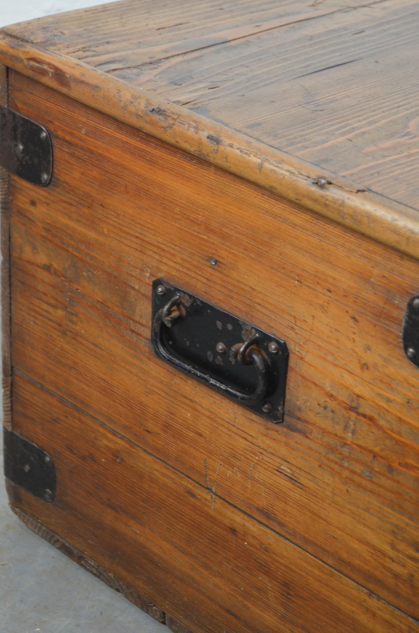 Victorian Pine Blanket Box