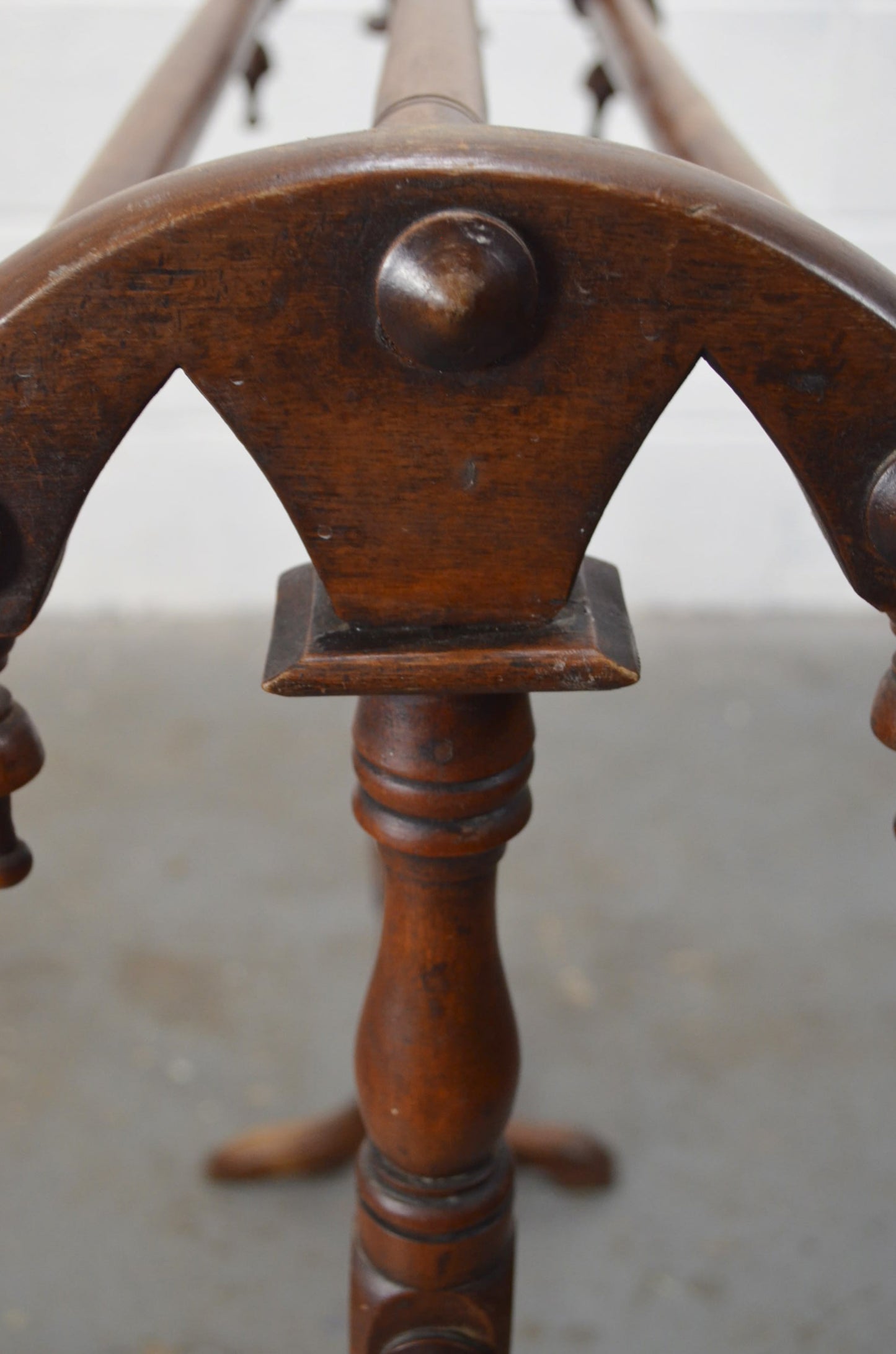 Victorian Mahogany Towel Five Rail Towel Horse
