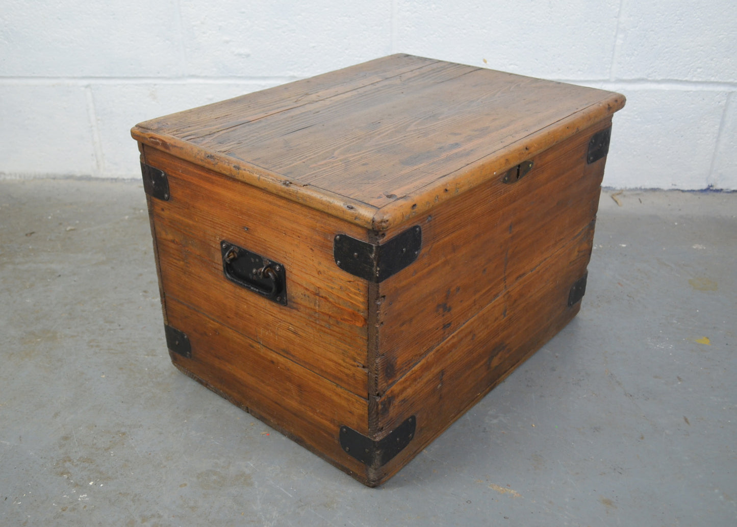 Victorian Pine Blanket Box