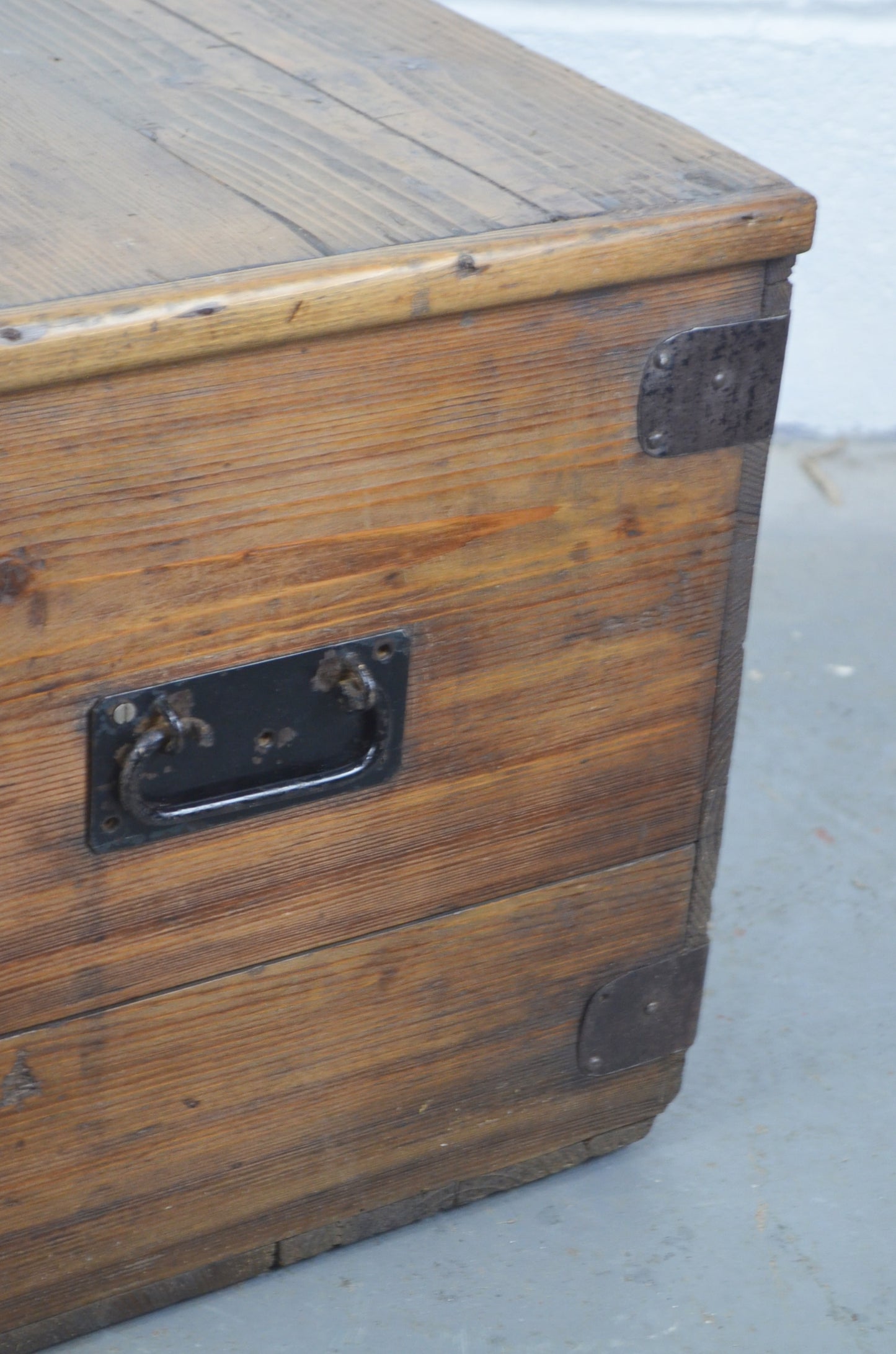 Victorian Pine Blanket Box
