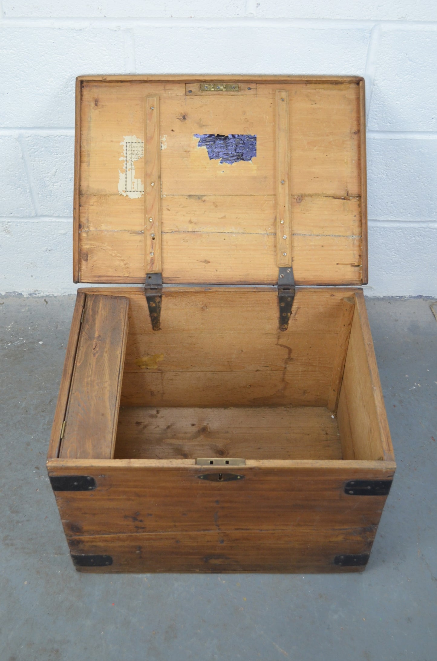 Victorian Pine Blanket Box