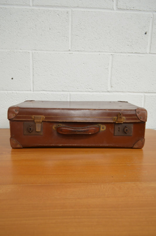 Vintage Brown Suitcase