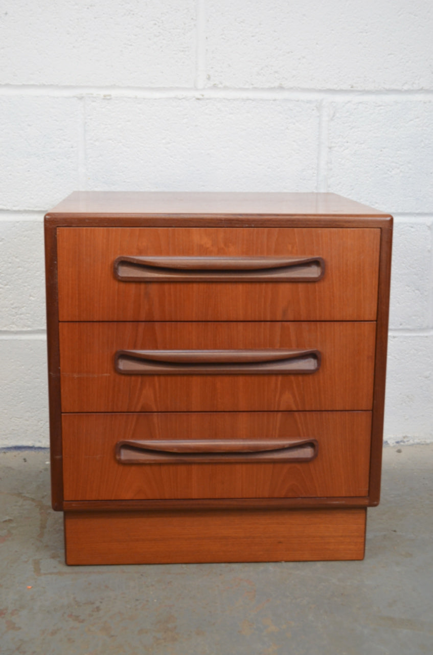 Vintage G-Plan Bedside Chest Of Drawers