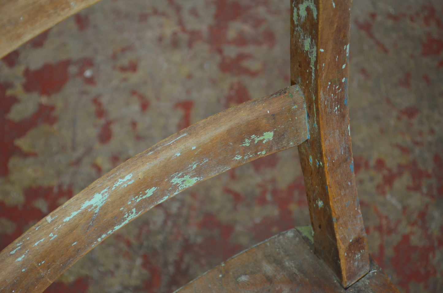 A 19th Century Ladder-Back Farmhouse/Country Cottage Chair