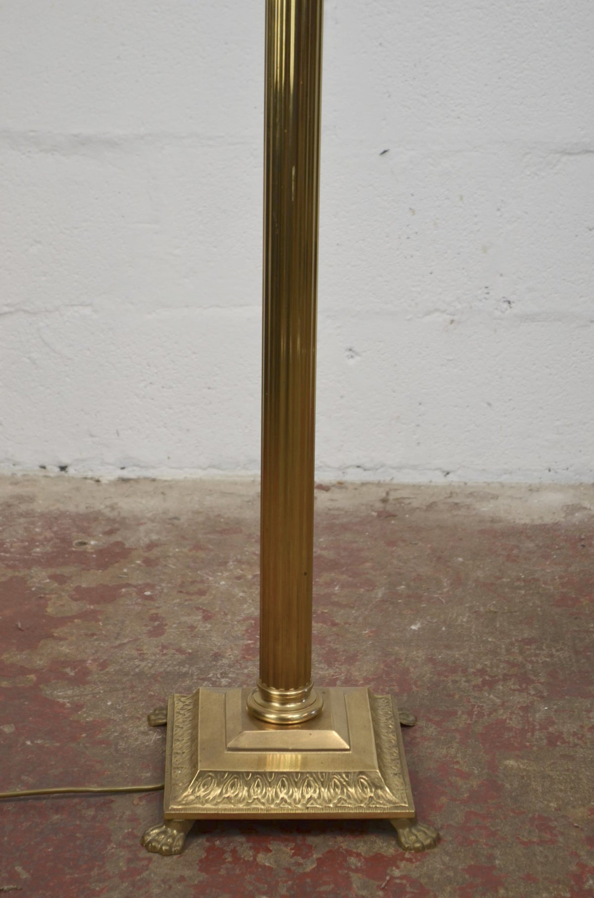 Antique Style Brass Floor Lamp