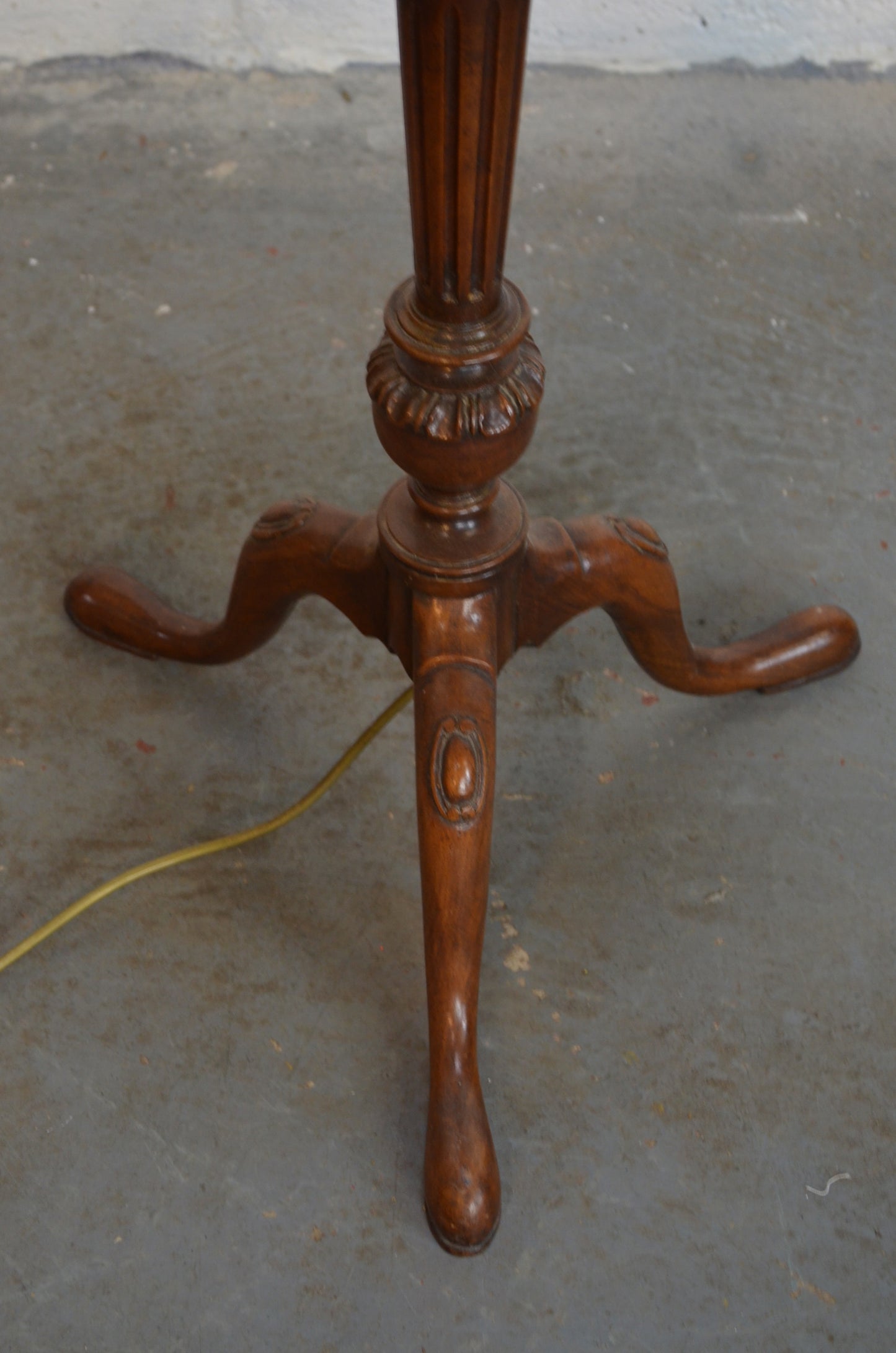 Vintage Floor Standing Lamp With Table