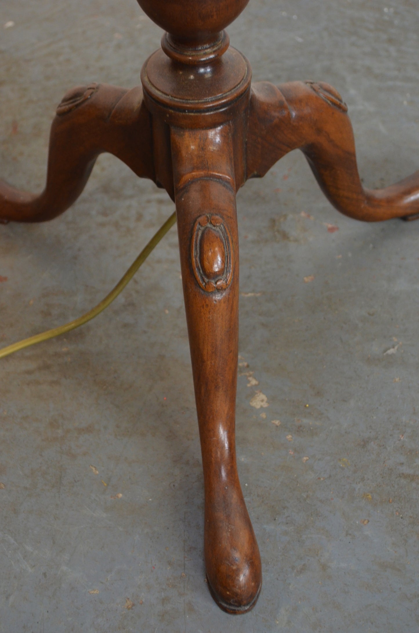 Vintage Floor Standing Lamp With Table