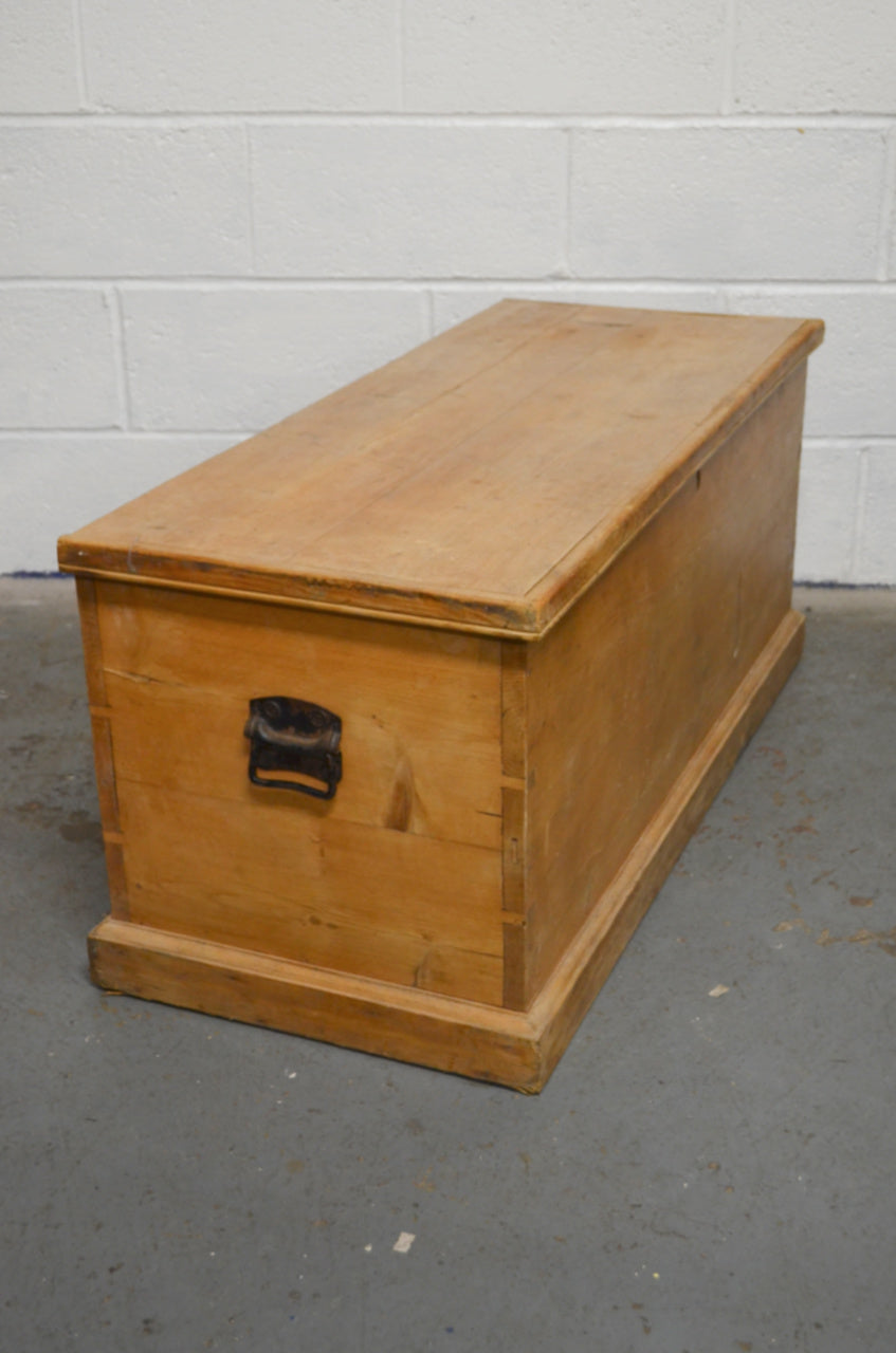 Victorian Pine Blanket Box