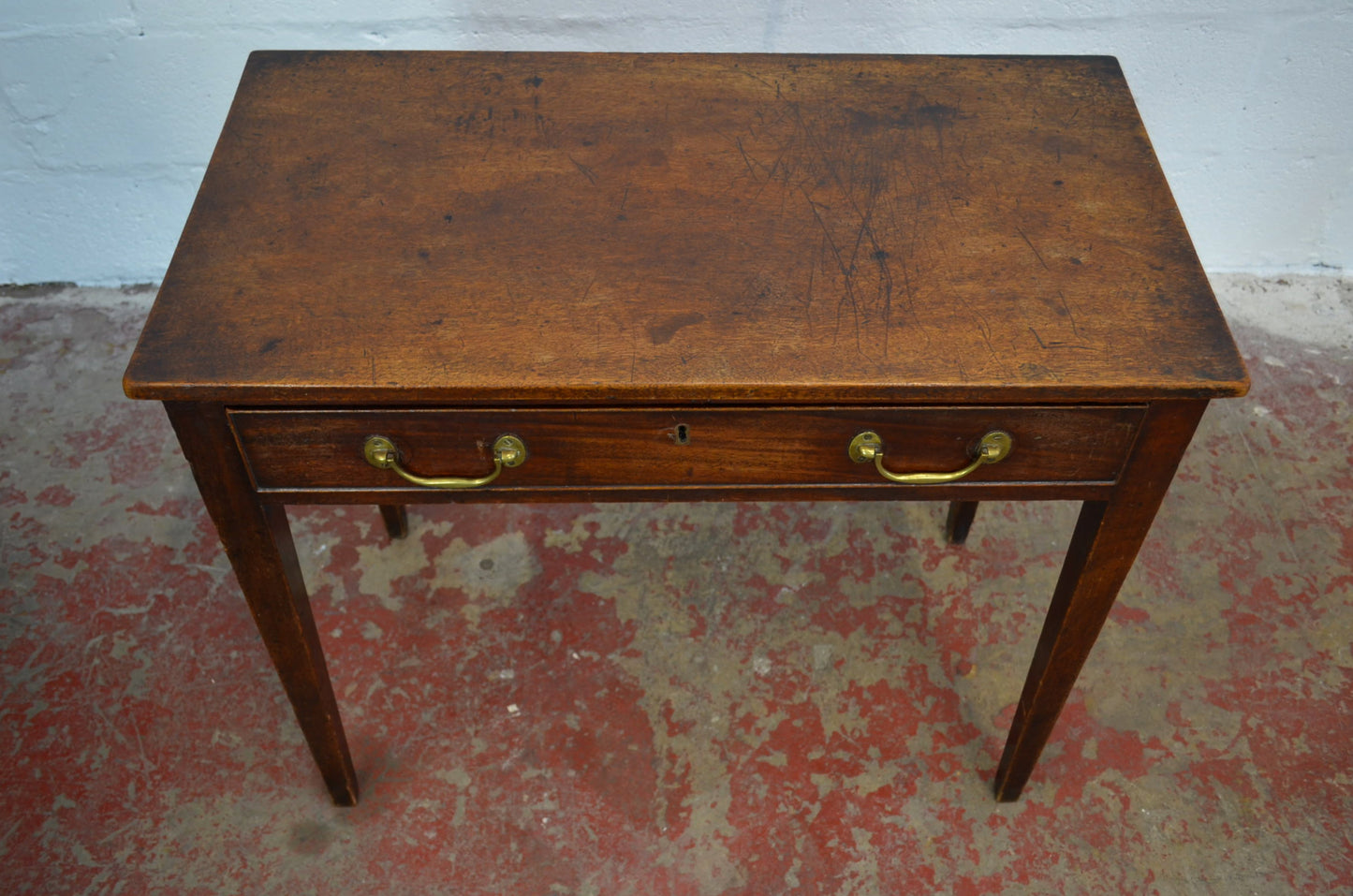 A George III Late 18th Century Mahogany Writing Table Desk
