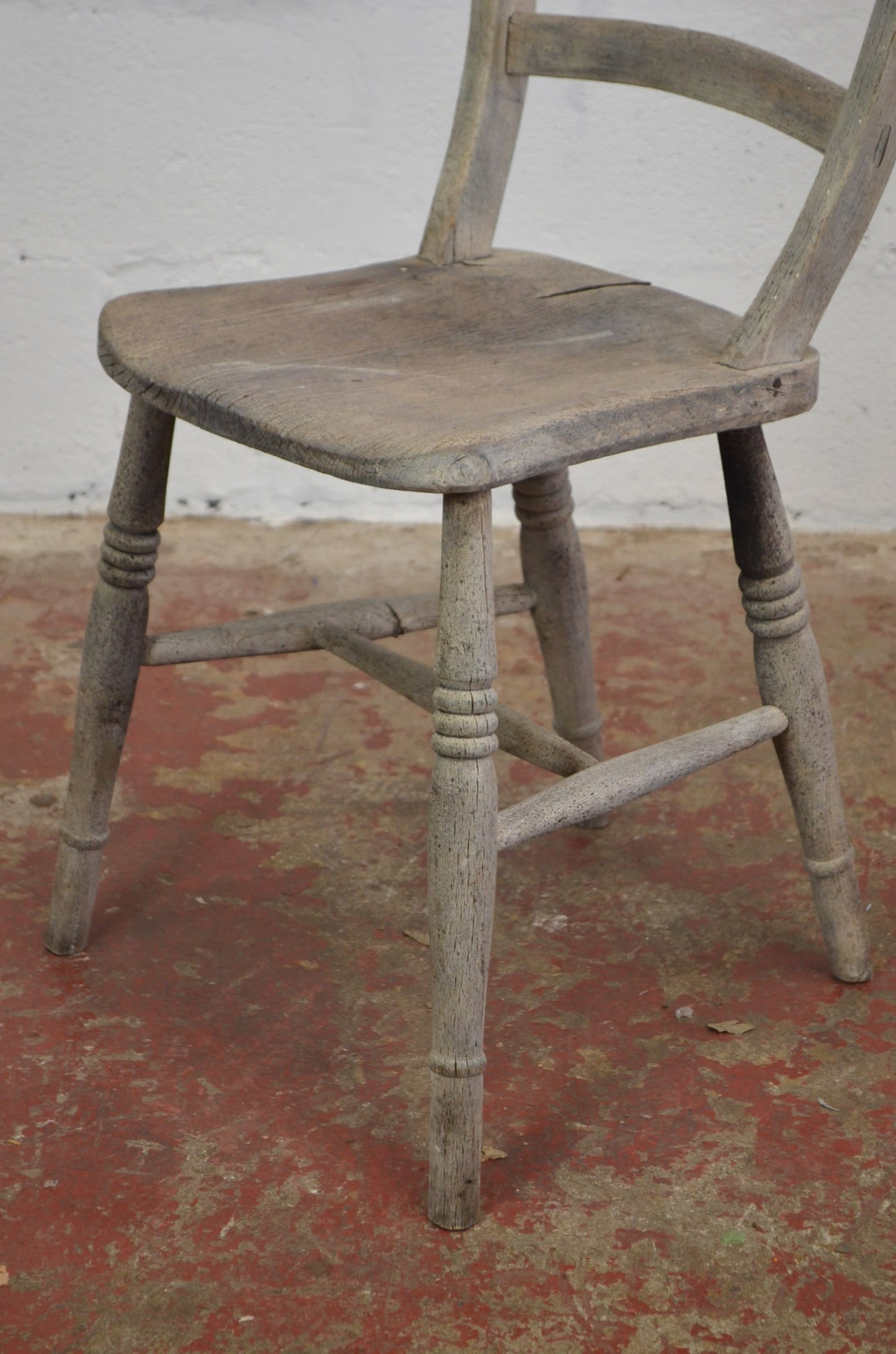 A 19th Century Ladder-Back Farmhouse/Country Cottage Chair