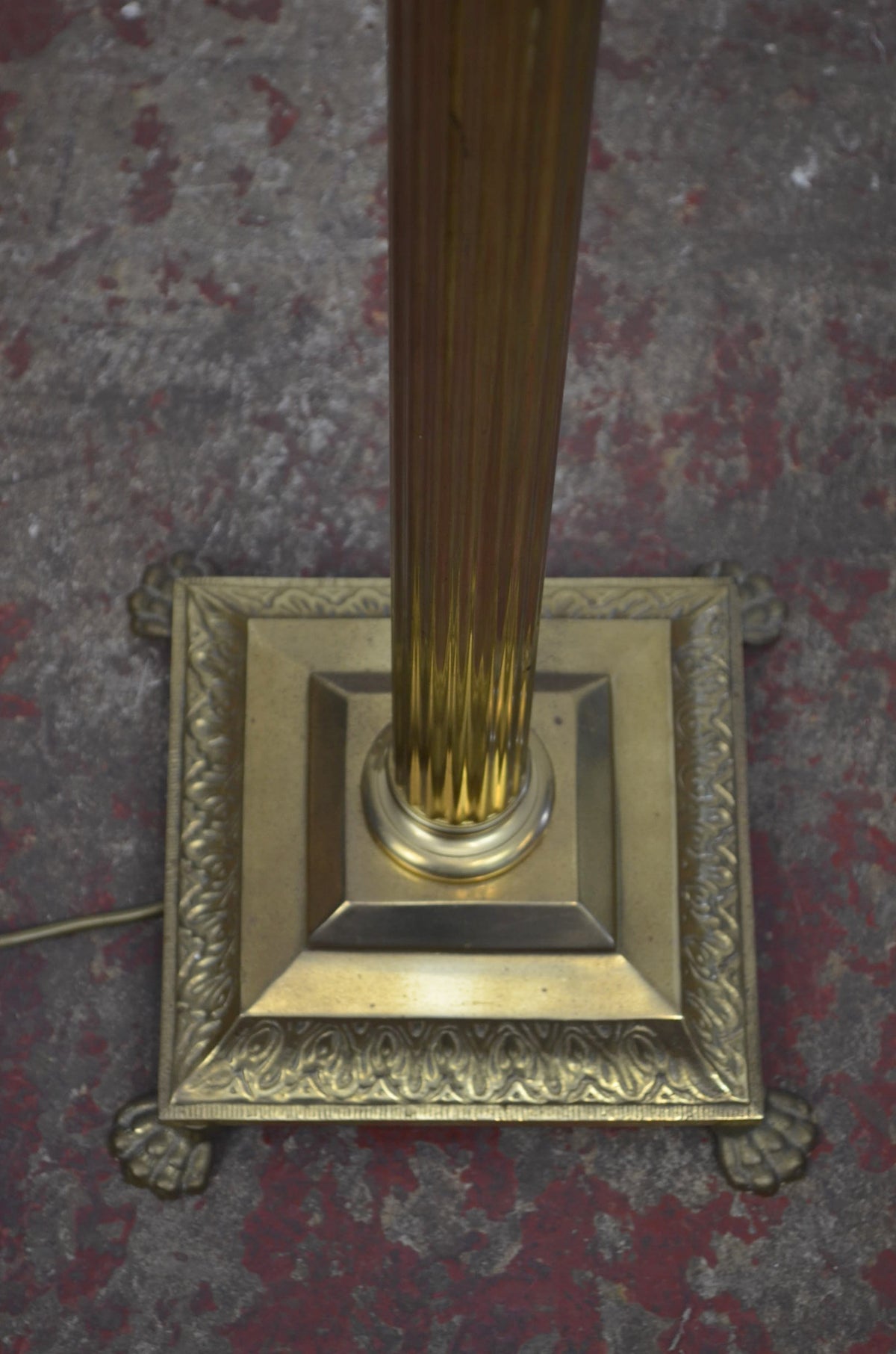 Antique Style Brass Floor Lamp
