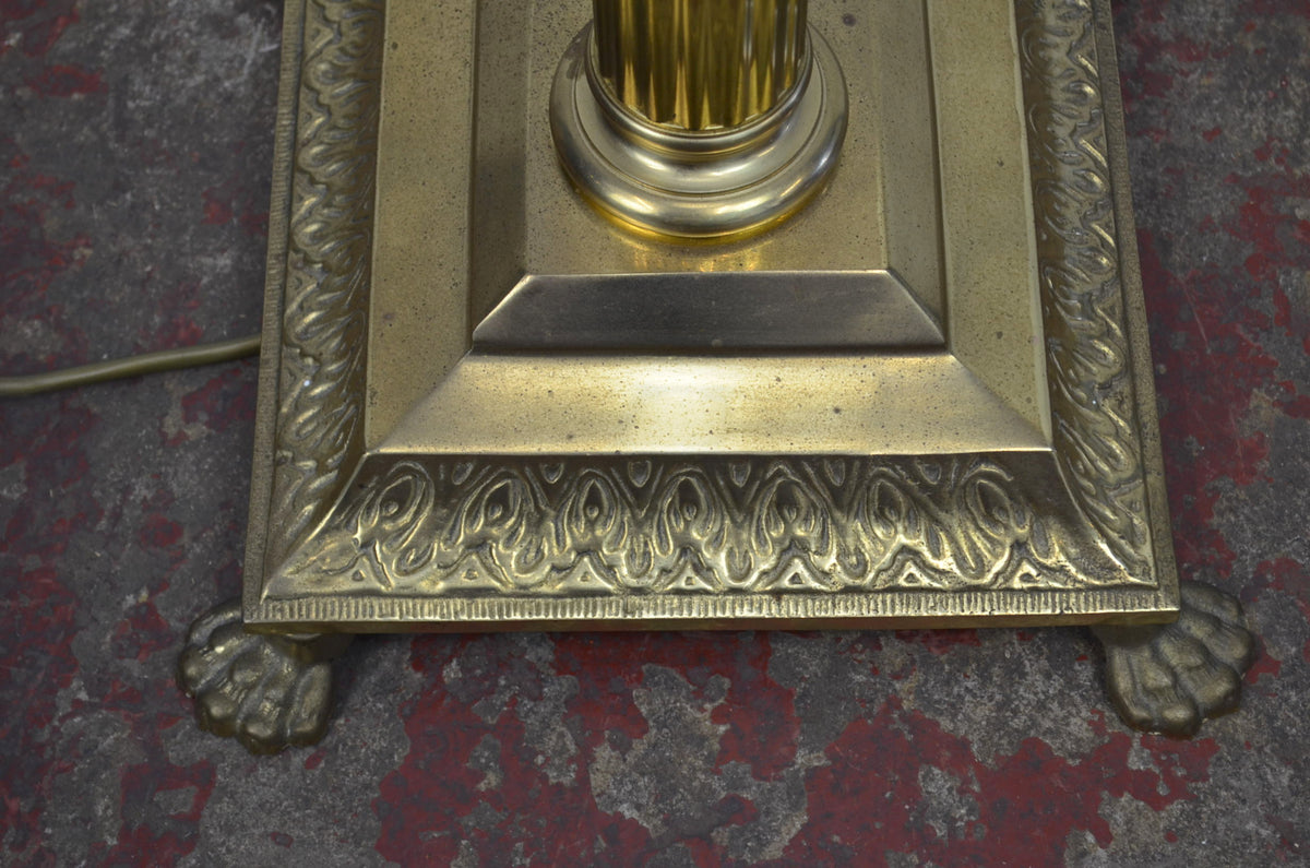 Antique Style Brass Floor Lamp