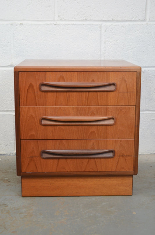 Vintage G-Plan Bedside Chest Of Drawers