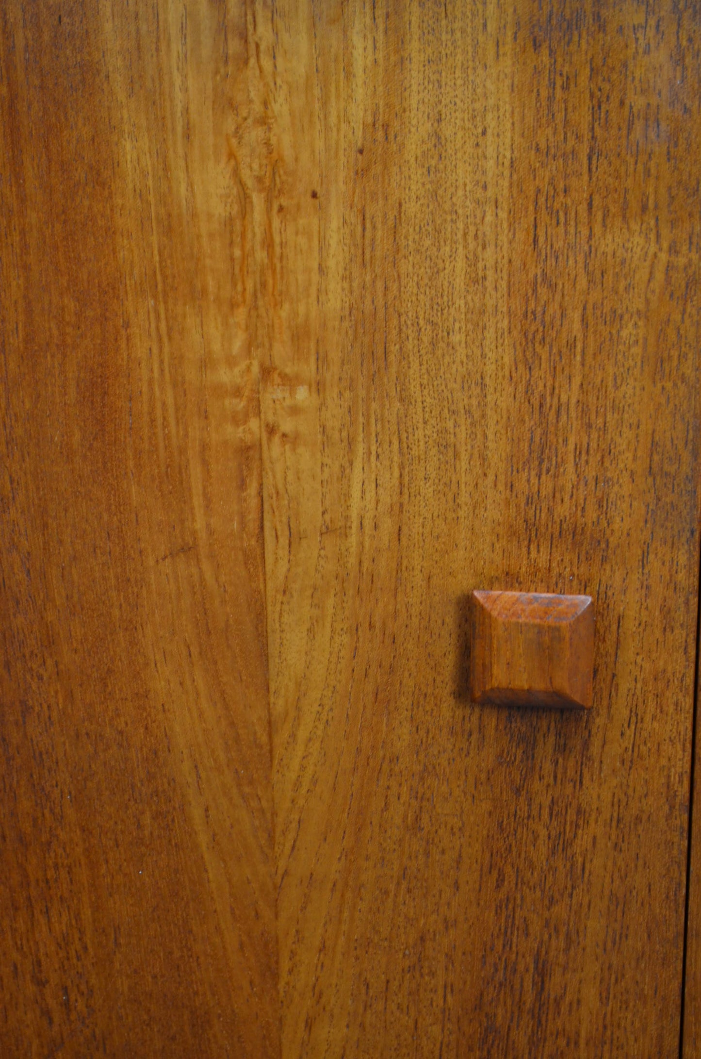 Vintage Mid Century Teak Compact Cocktail Cabinet (thin)