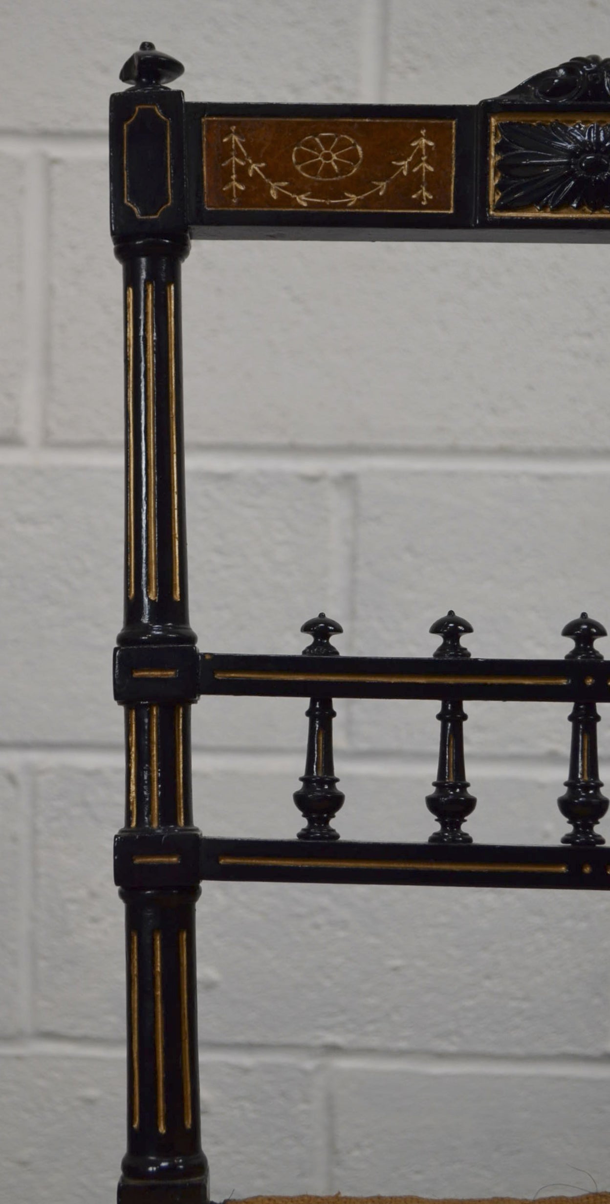 19th Century Aesthetic Movement Set Of Five Ebonised Chairs