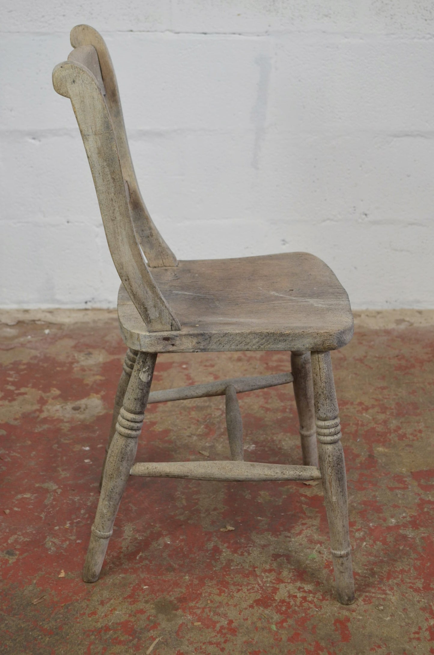 A 19th Century Ladder-Back Farmhouse/Country Cottage Chair
