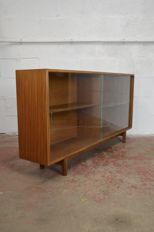 Vintage Teak Morris Of Glasgow Style Bookcase