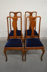 A Set Of Queen Anne Dining Chairs