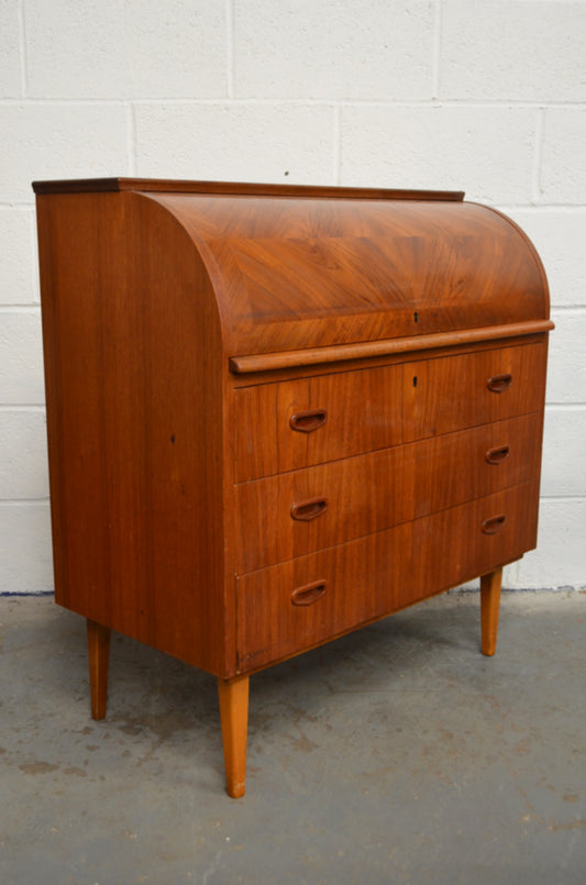 Vintage Cylinder Bureau
