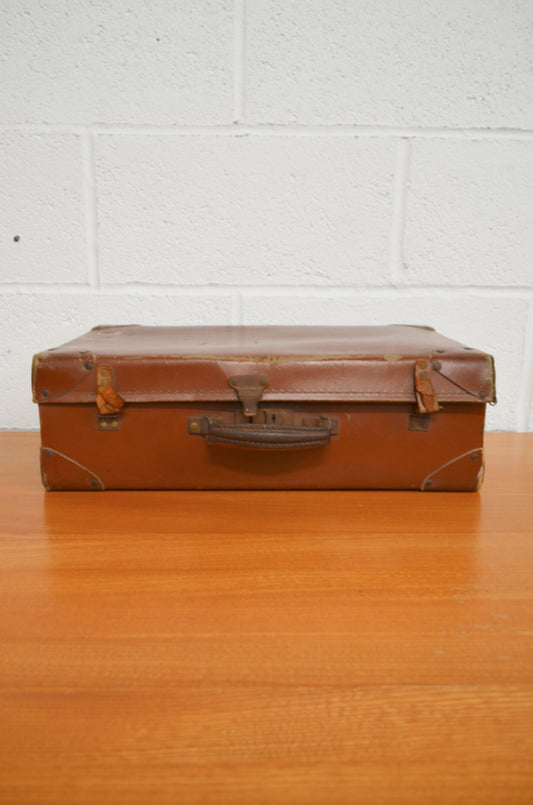 Vintage Brown Suitcase