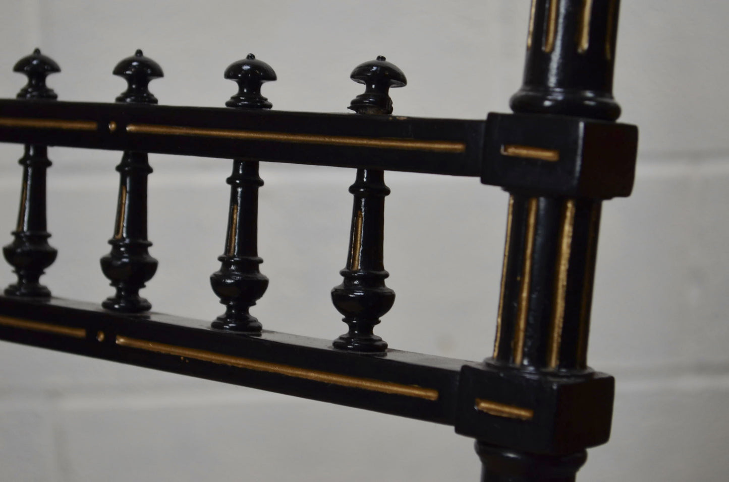 19th Century Aesthetic Movement Set Of Five Ebonised Chairs