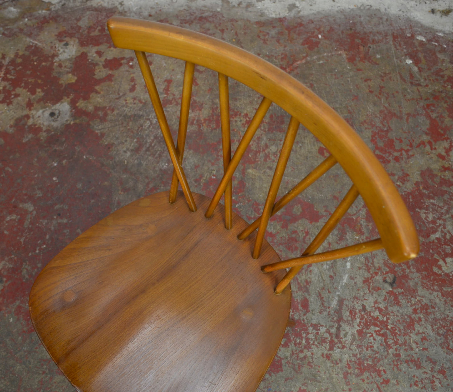 A Set Of Four Vintage Ercol Chiltern Dining Chairs (model 376)