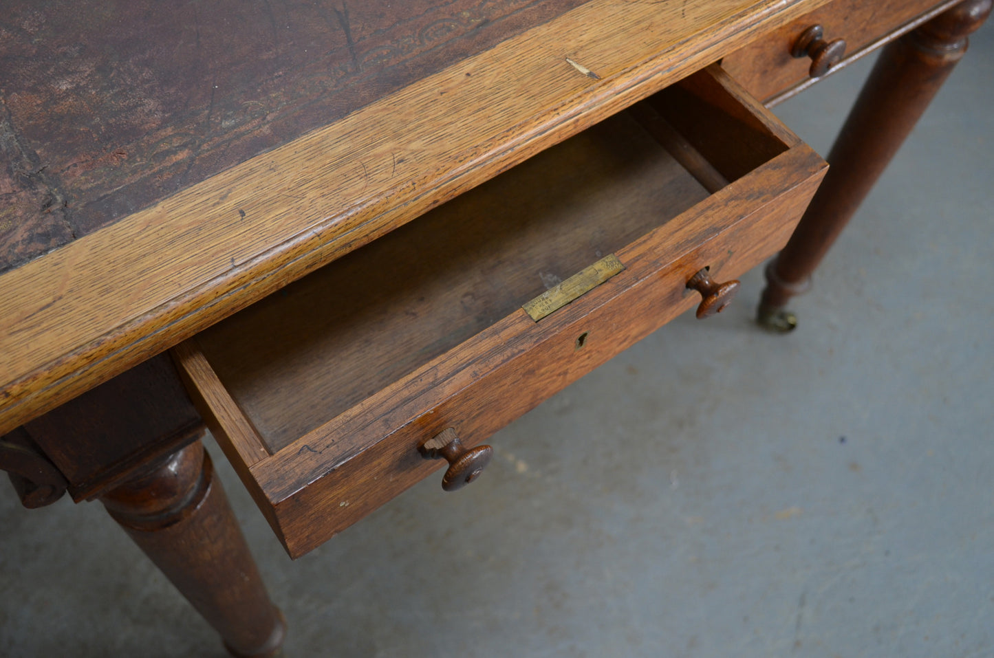 An Antique Writing Desk by Maple & Co