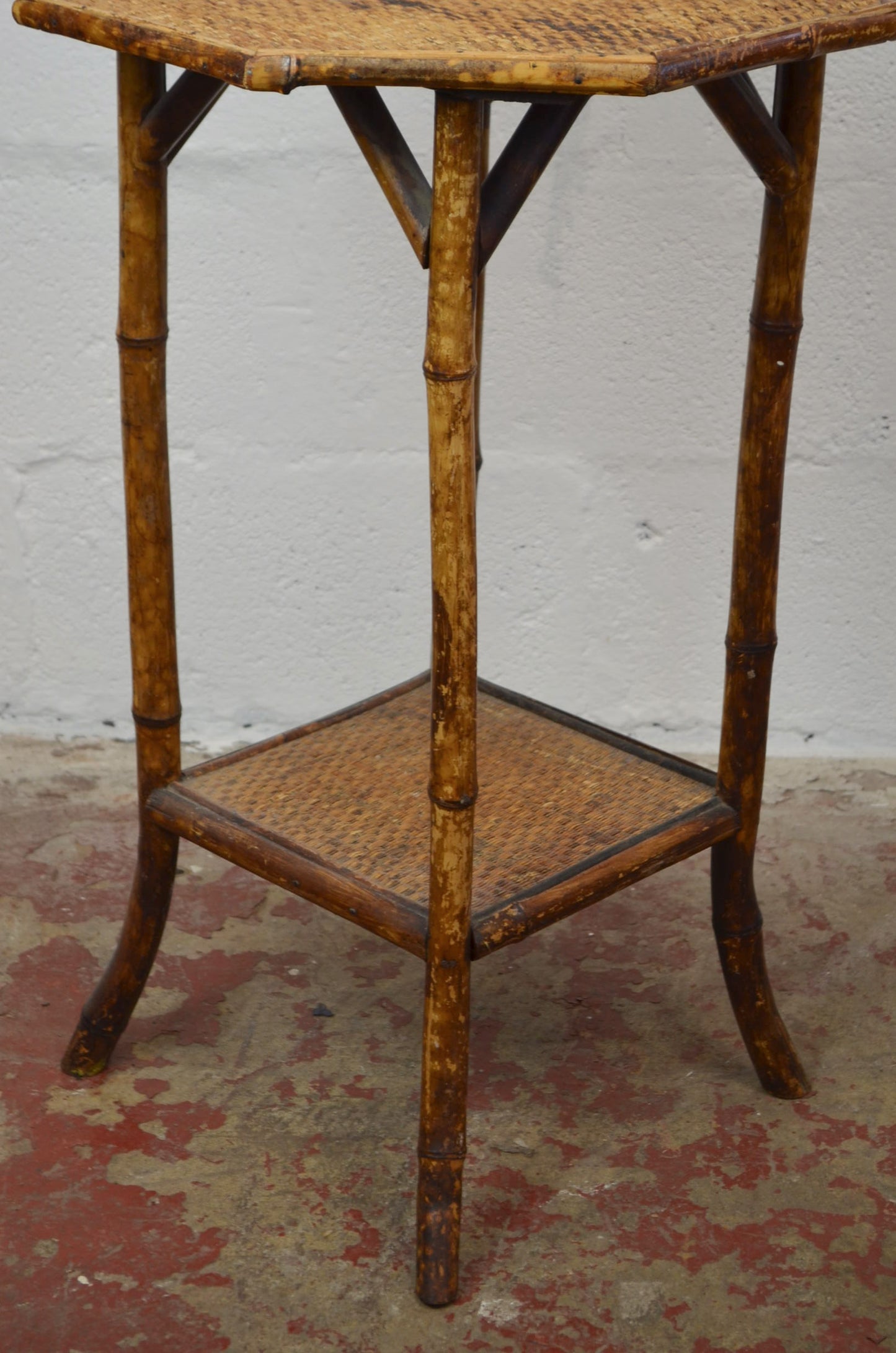 Antique Aesthetic Movement Bamboo Side Table