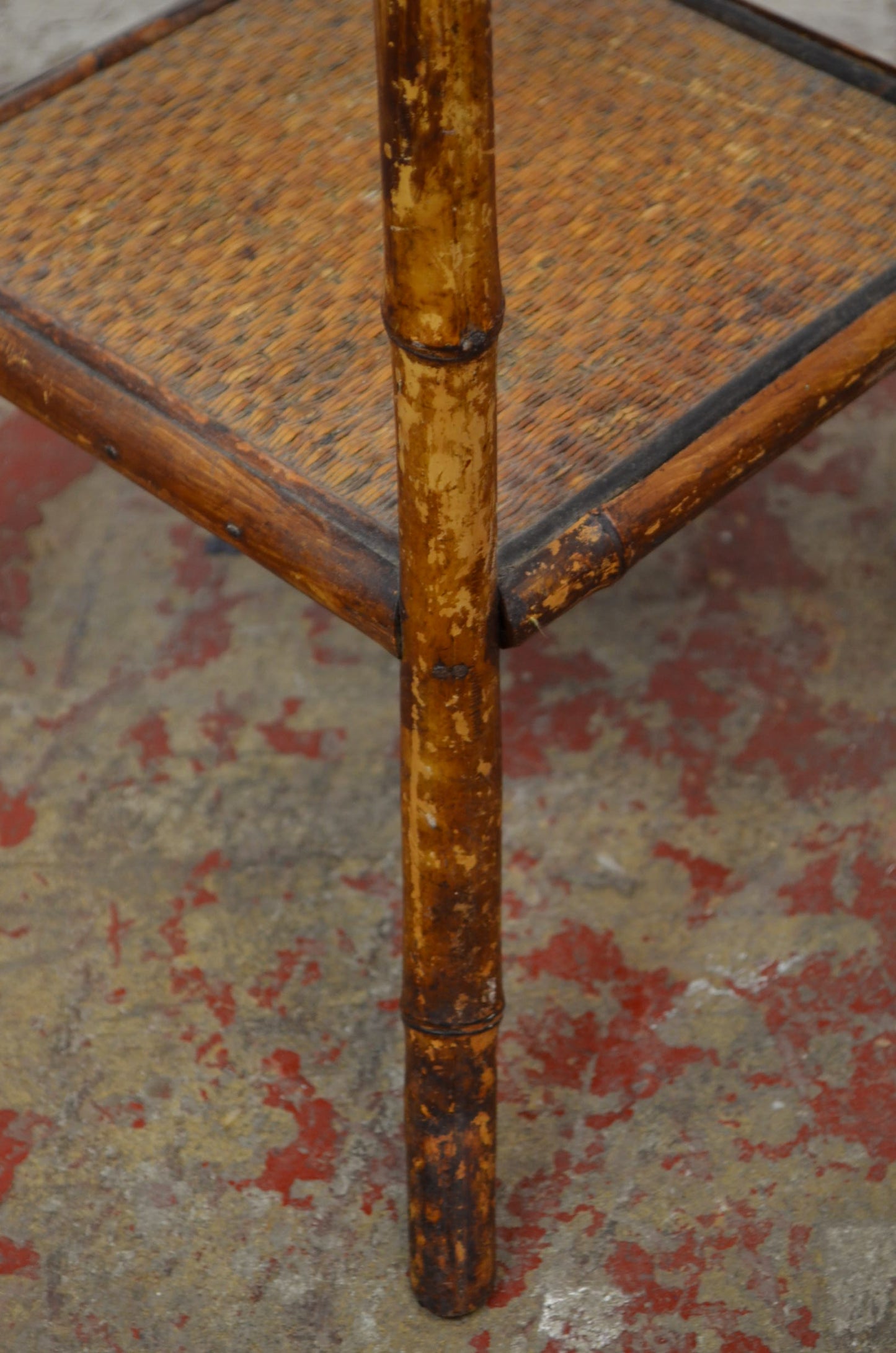 Antique Aesthetic Movement Bamboo Side Table