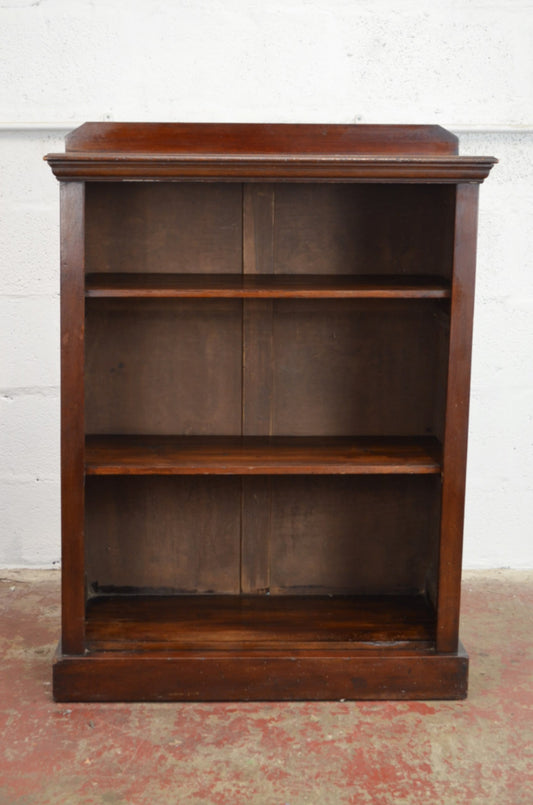 Victorian Mahogany Open Window Bookcase