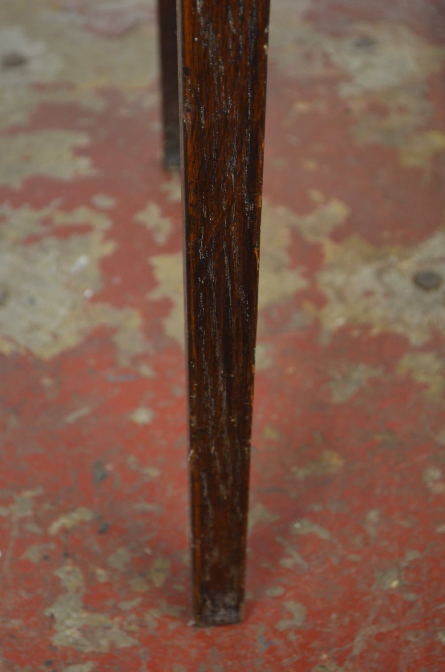 A Late 18th Century George III Oak Side Table/Writing Table