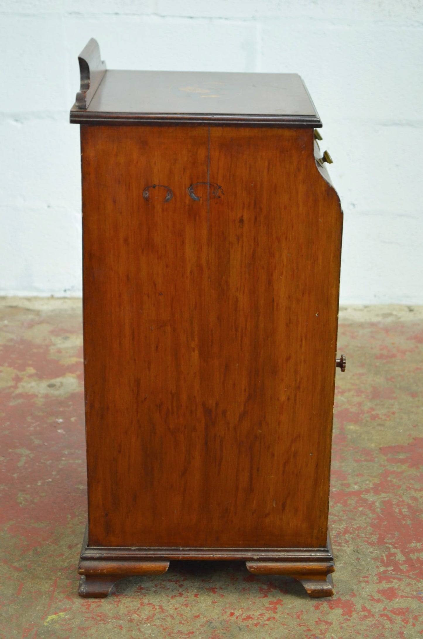 An Edwardian Mahogany Bedside Cabinet