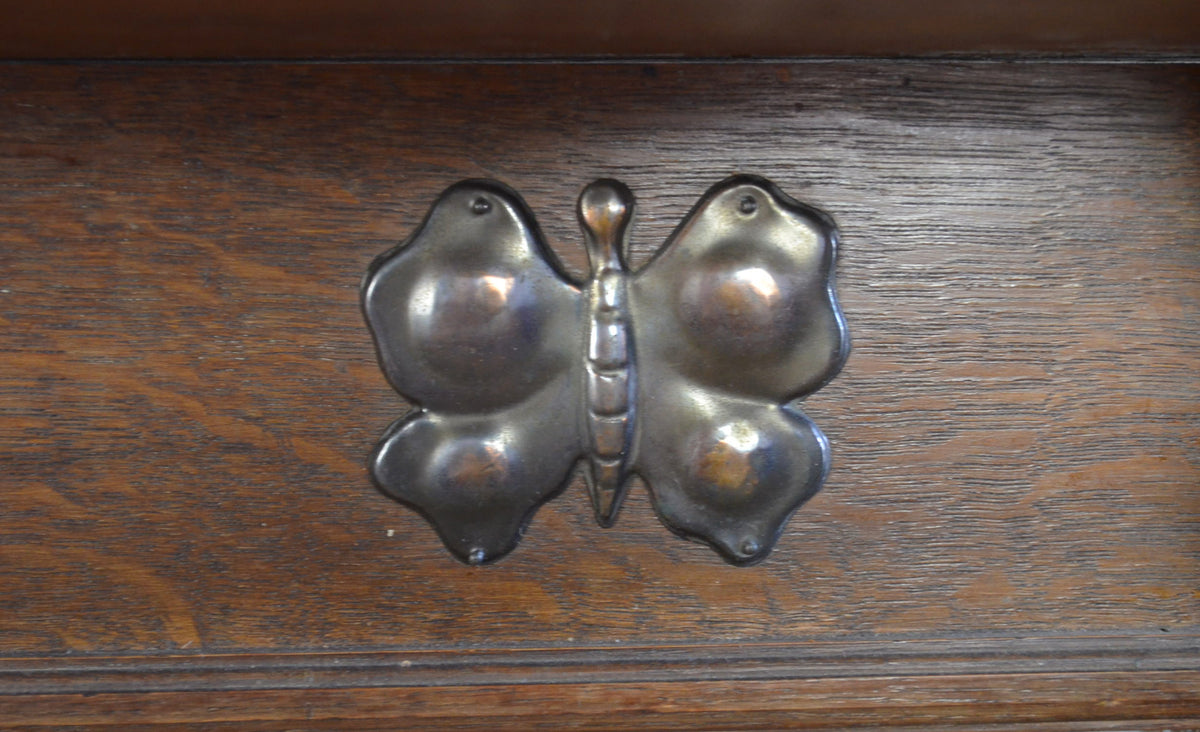 Arts & Crafts Overmantel/Hallway Mirror
