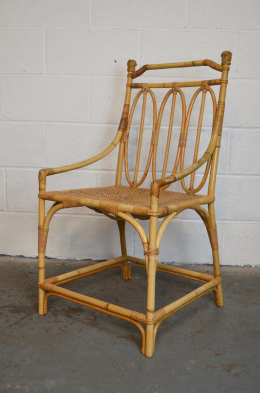 Vintage Bamboo Armchair