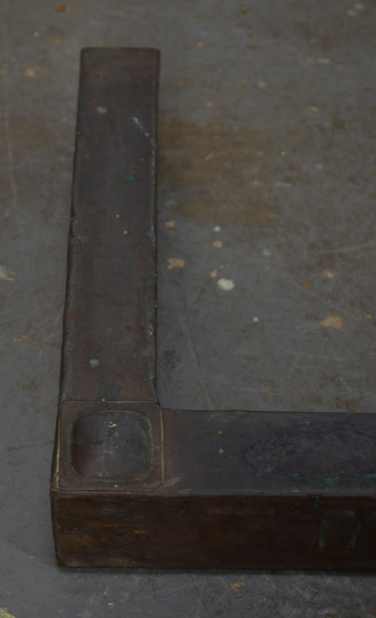 An Arts & Crafts Copper Fire Curb Fender