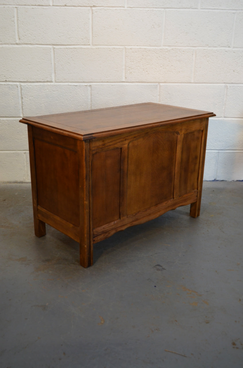 Vintage Oak Blanket Box
