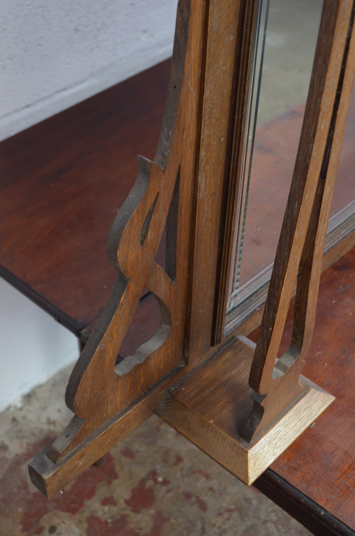 Arts & Crafts Overmantel/Hallway Mirror