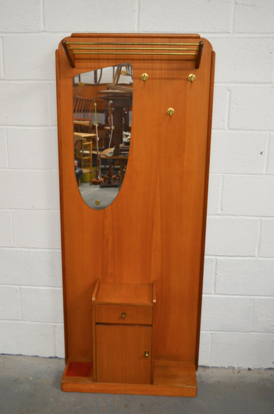 Vintage Teak Hall Stand