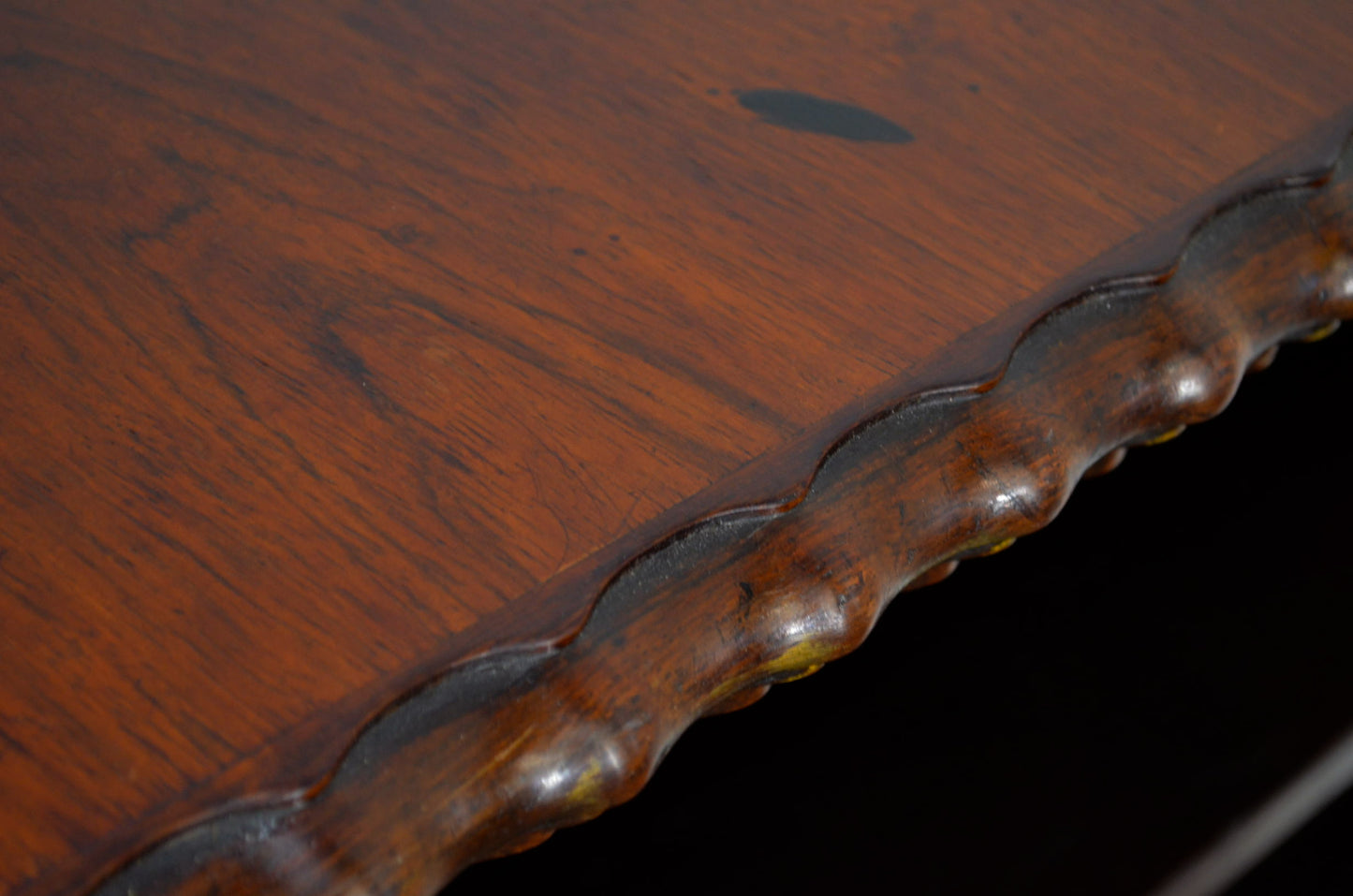 19th Century Open Window Mahogany Bookcase