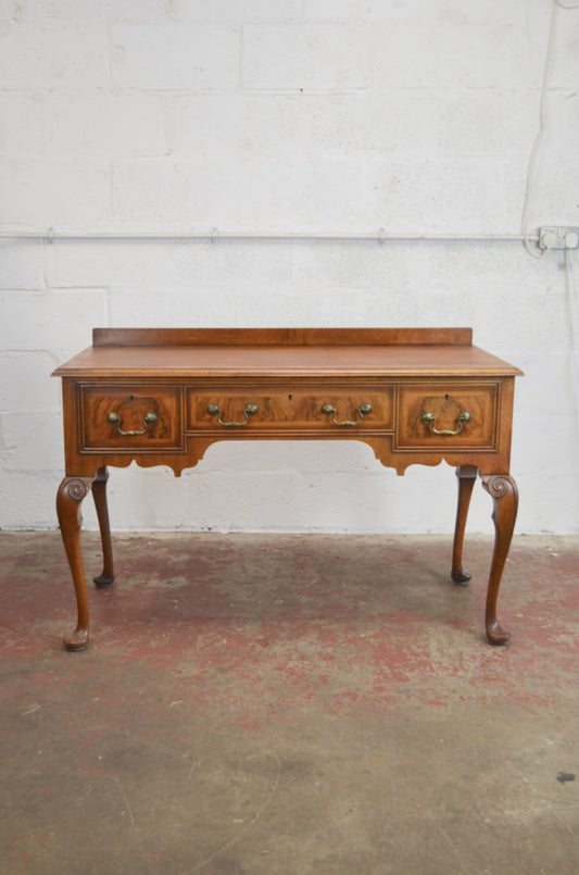 Waring & Gillow - A Queen Anne Revival Walnut Writing Table Desk