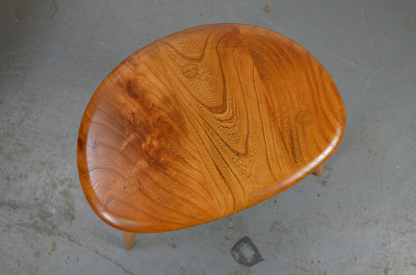 A Vintage Ercol Nest Of Tables (pebble)