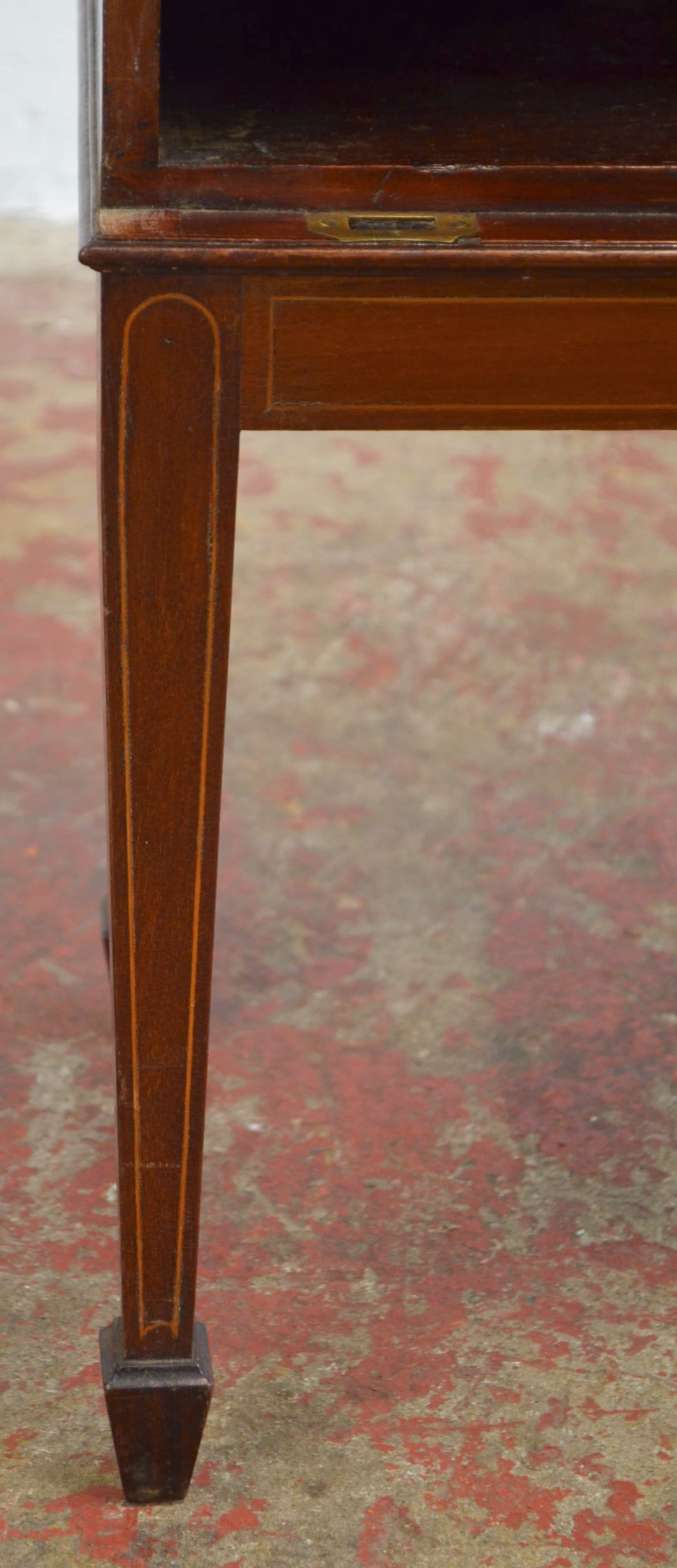 An Edwardian Mahogany Bedside Cabinet
